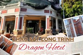 KHẢO SÁT CÔNG TRÌNH CHUẨN BỊ LẮP ĐẶT THANG MÁY MITSUGOLD DRAGON HOTEL TẠI 9C, TP. RẠCH GIÁ, AN GIANG
