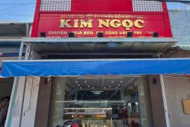 BÀN GIAO THANG MÁY HOMELIFT TẠI TIỆM VÀNG KIM NGỌC - ẤP CHỢ, XÃ ĐẠI AN, TỈNH VĨNH LONG