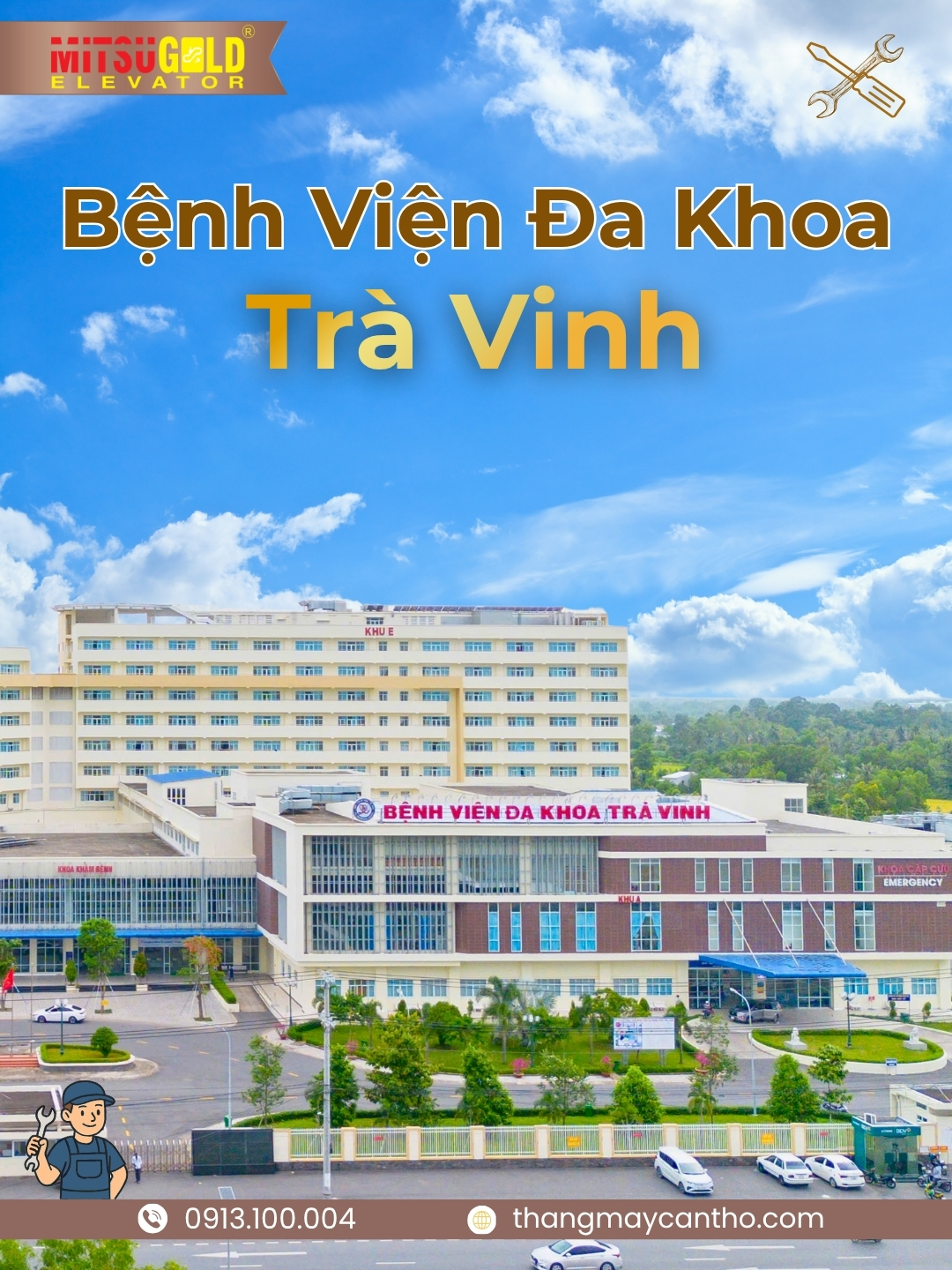 thi cong thang may, thang may Can Tho, thang may Tra Vinh