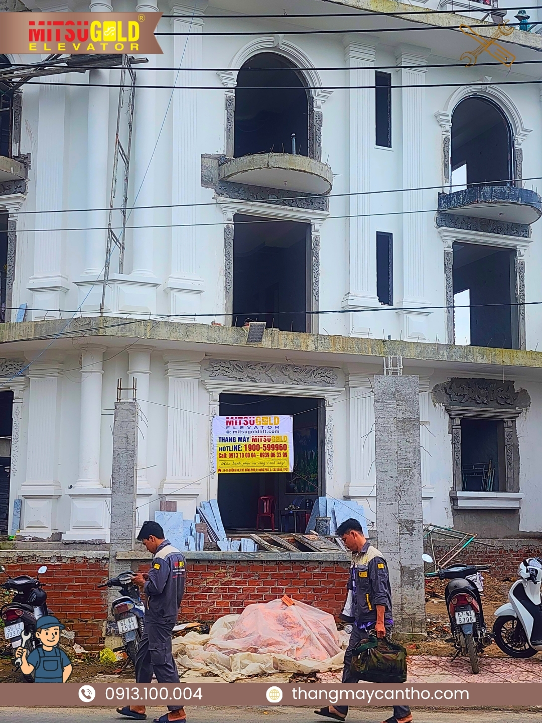 thi cong thang may, thang may Can Tho, thang may An Giang