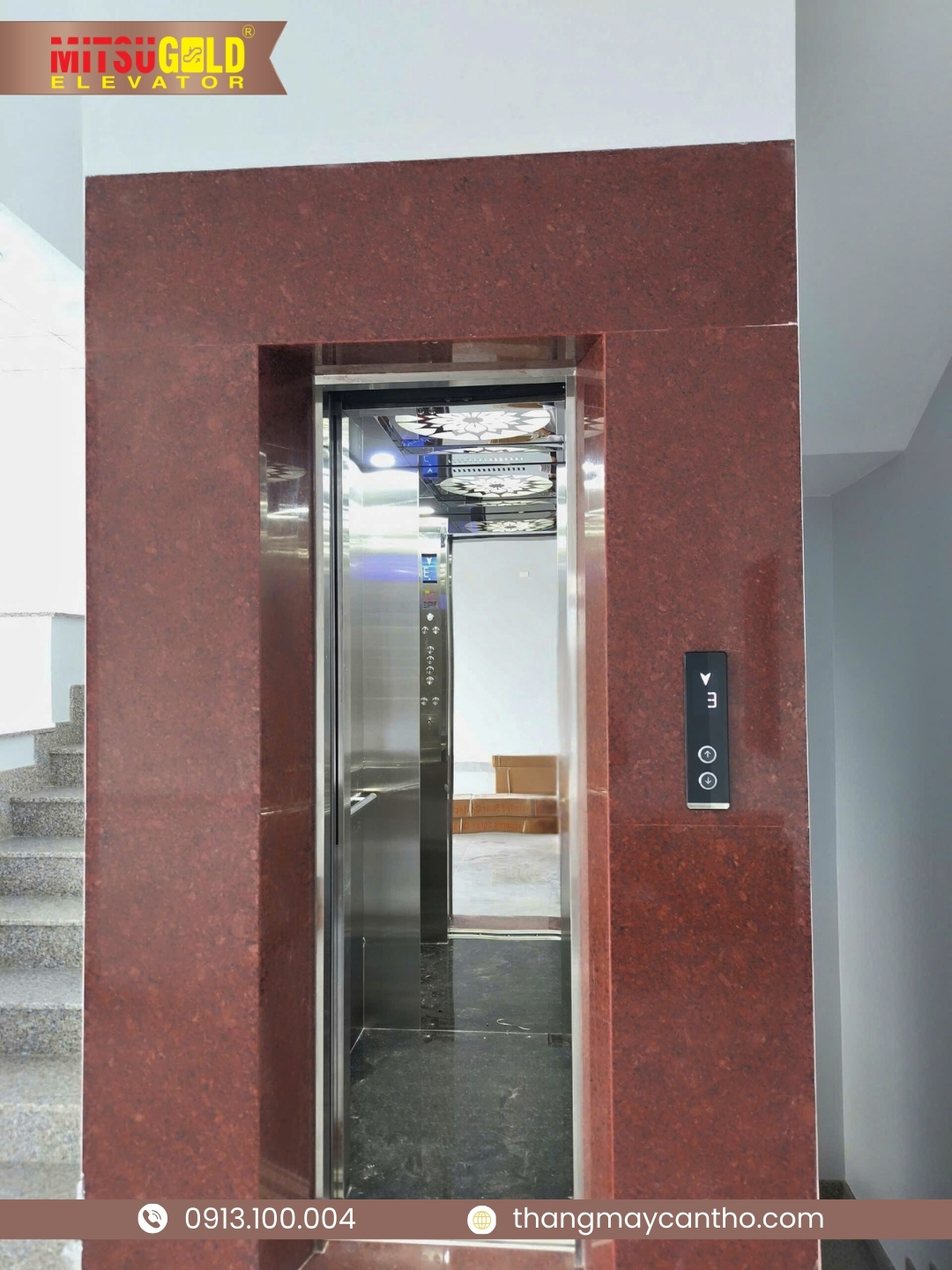 thi cong thang may, thang may Can Tho