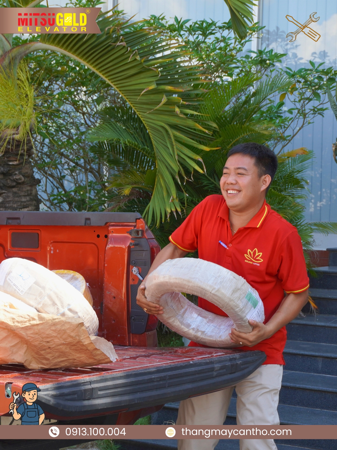 thi cong thang may, thang may Can Tho, thang may Kien Giang
