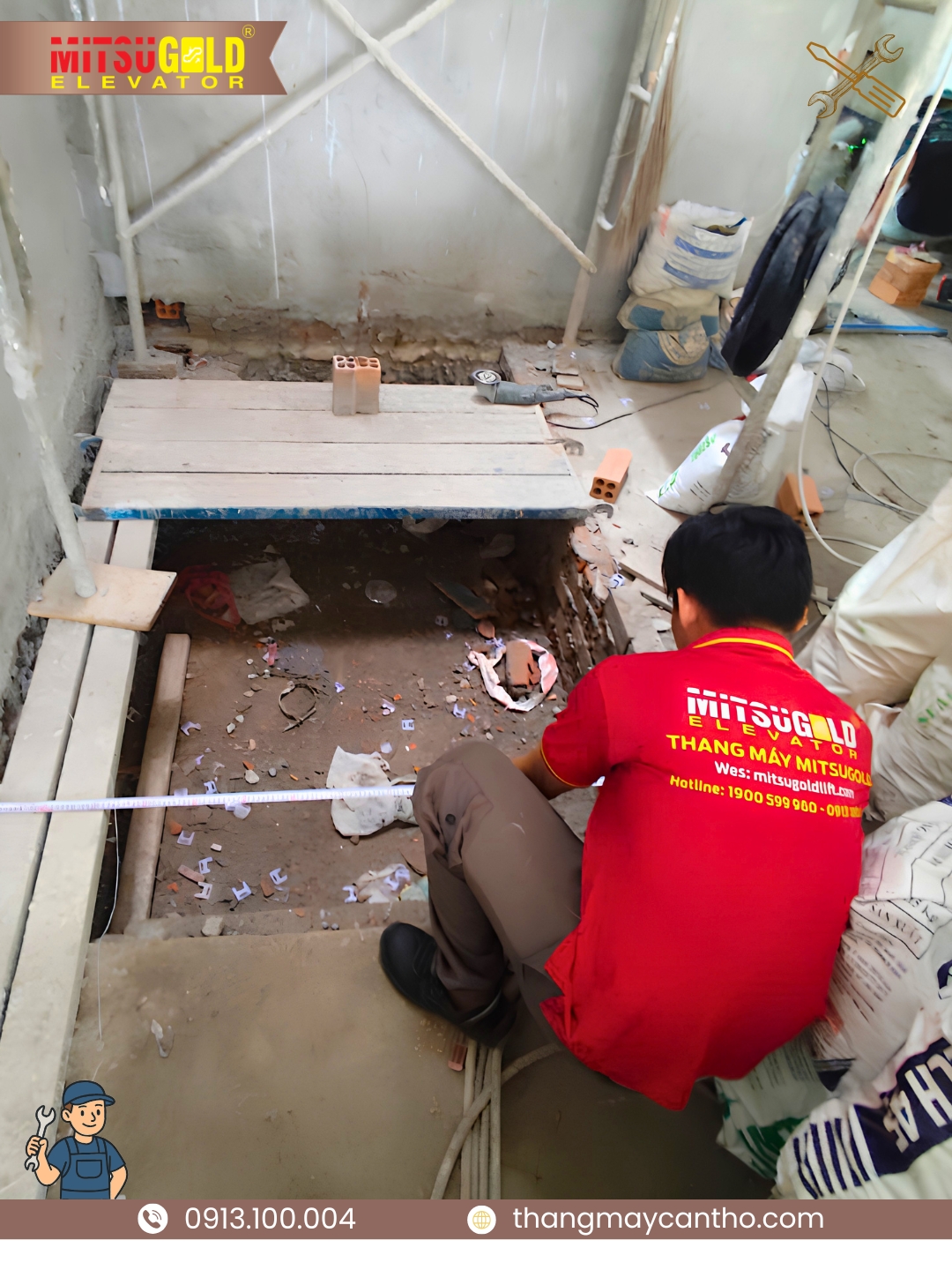 thi cong thang may, thang may Can Tho, thang may Kien Giang